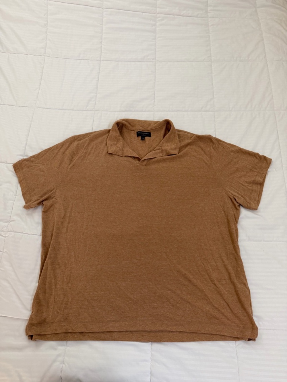 Banana Republic Men's Casual Polo Shirt in Brown
